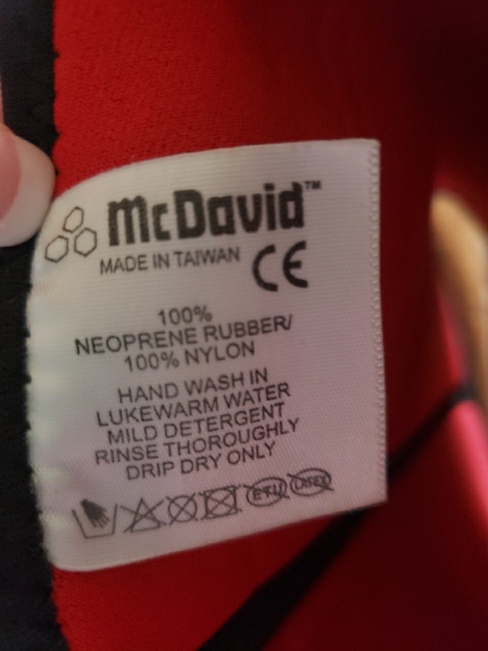 McDavid Thigh Support 471 Black Neoprene Rubber Nylon MEDIUM
