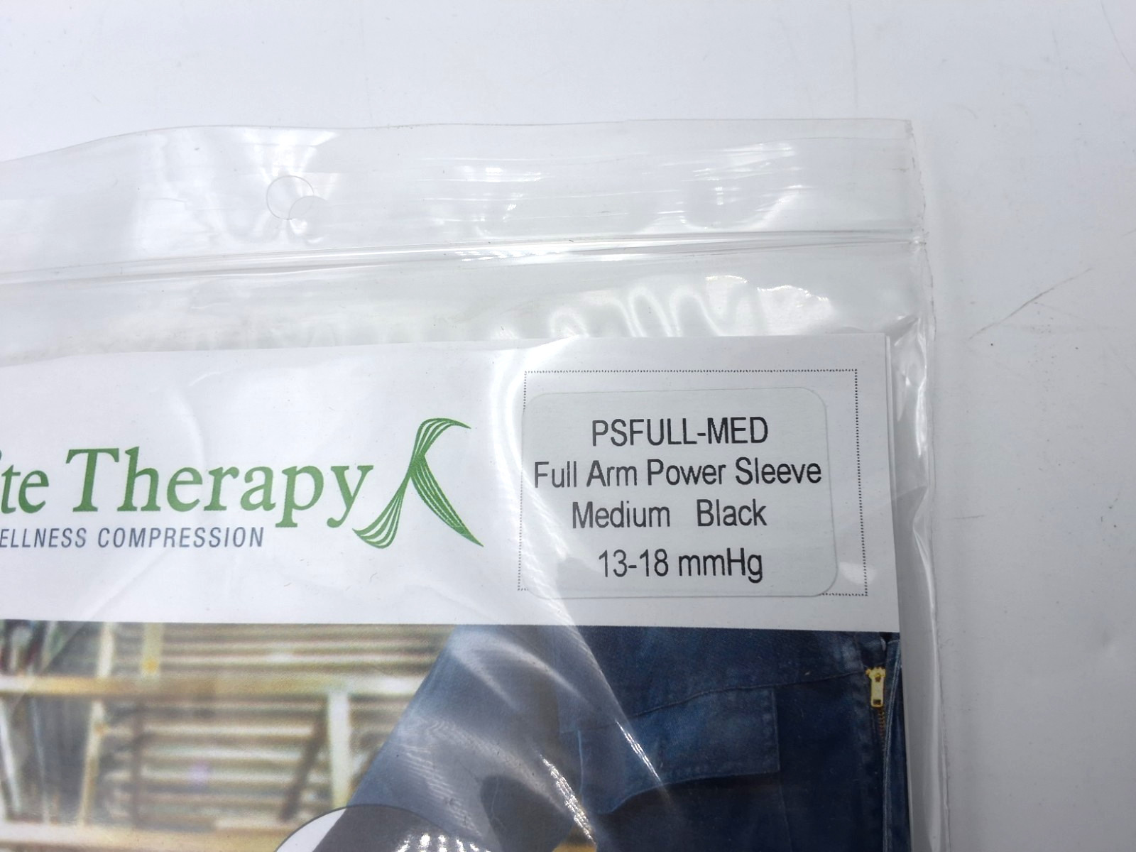 On Site Therapy Full Arm Power Compression Sleeves Medium Black 2 Pair
