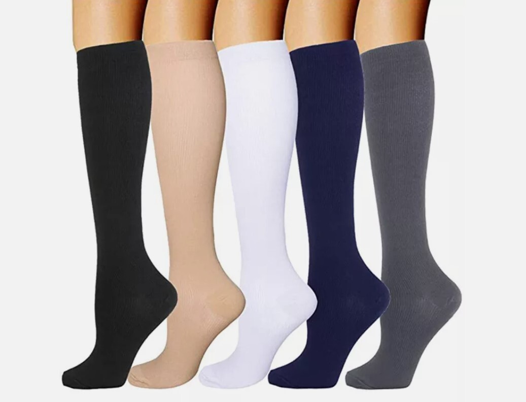 (8 Pairs) Compression Socks Stockings Graduated Support Men’s Women’s S-XXXL