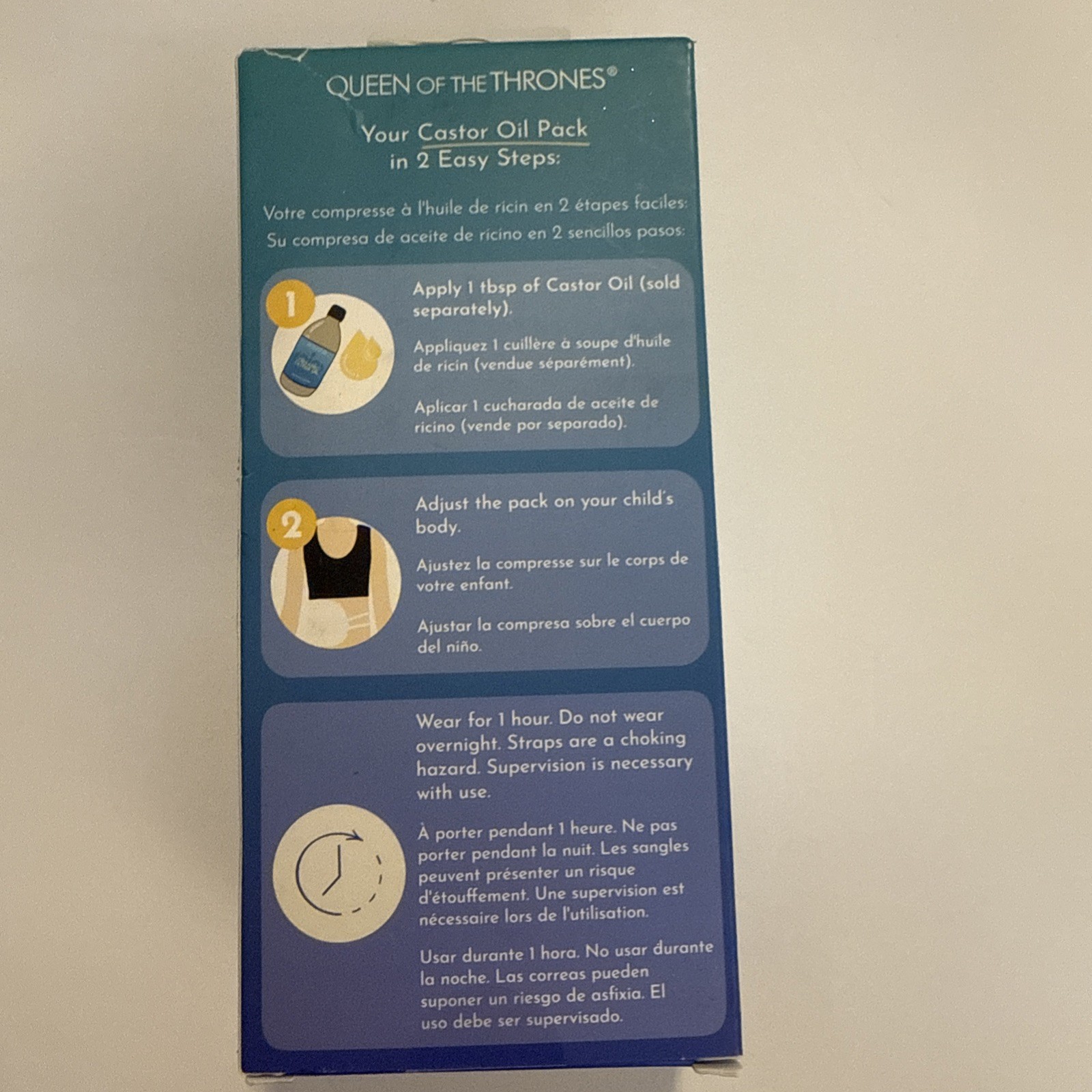 Castor Oil Pack, Kids, 1 Count