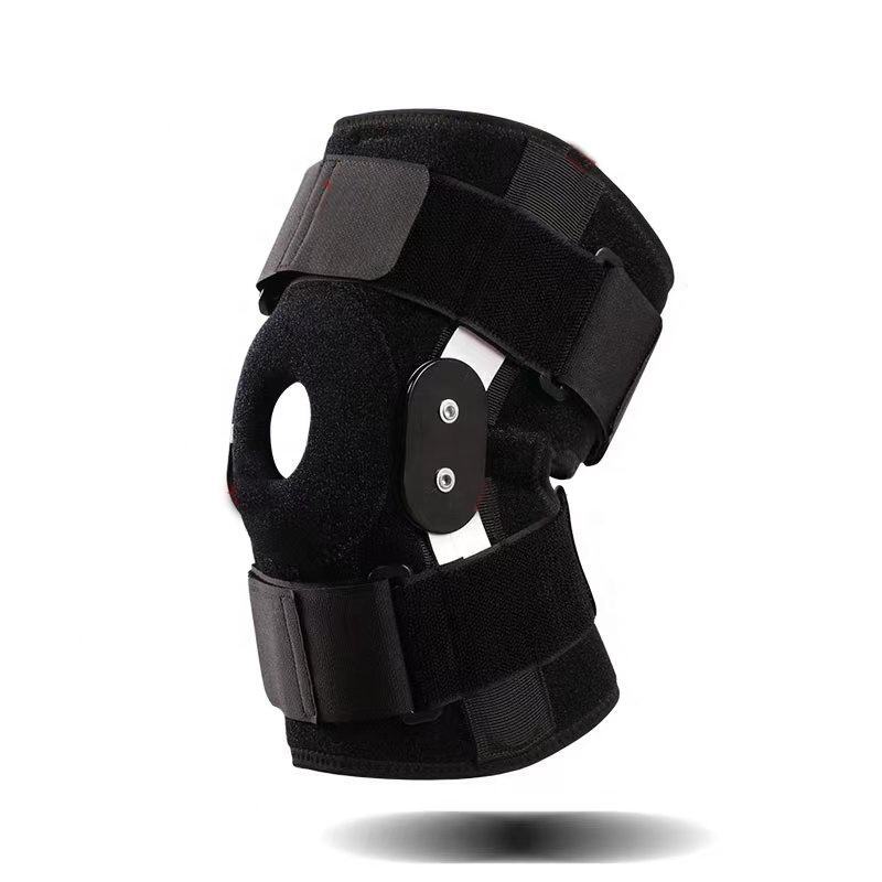 Hinged Knee Brace Compression Sleeve Wrap Support Meniscus Joint Pain Arthritis