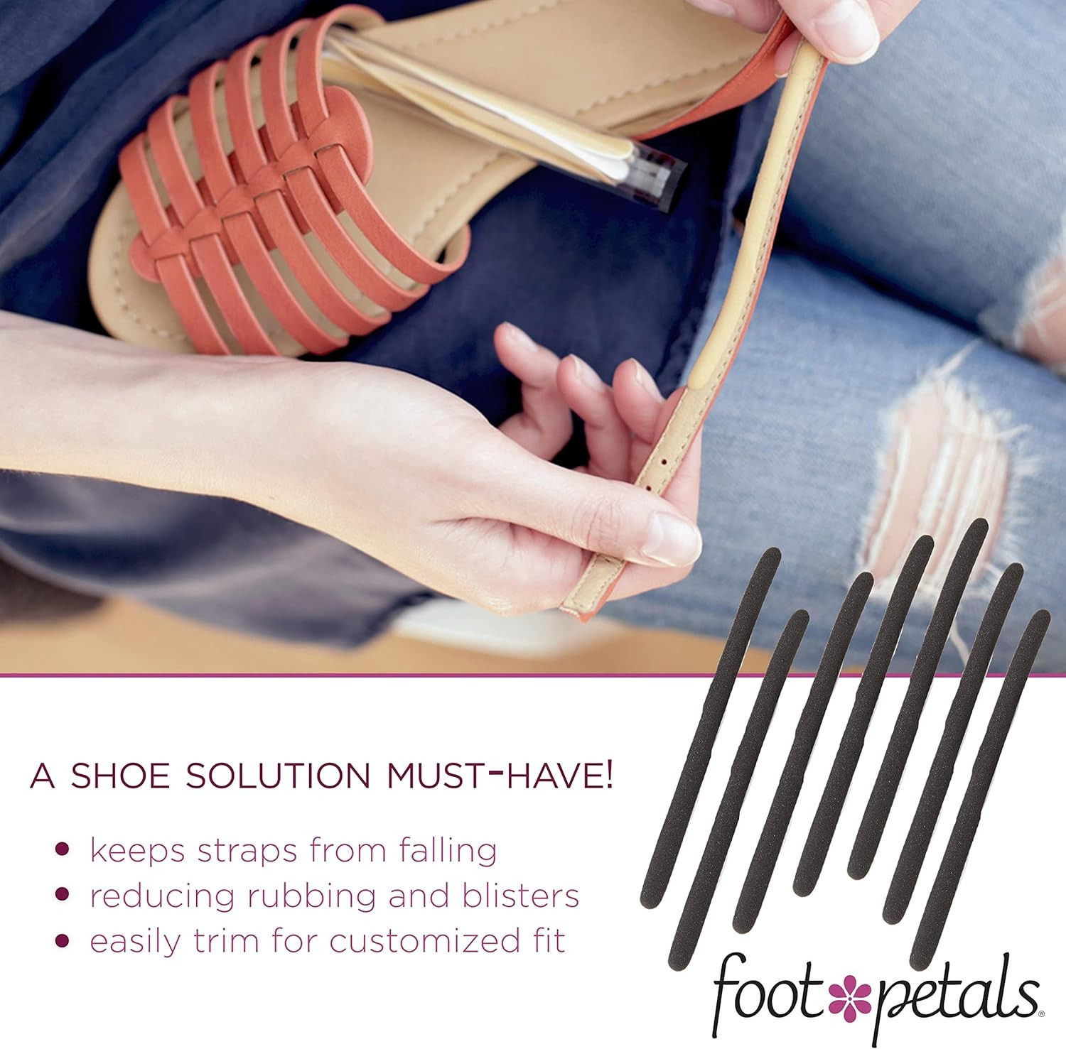 Strap Cushions, Stop Slipping Straps, Reduce Rubbing, Prevent Blisters, Red Mark