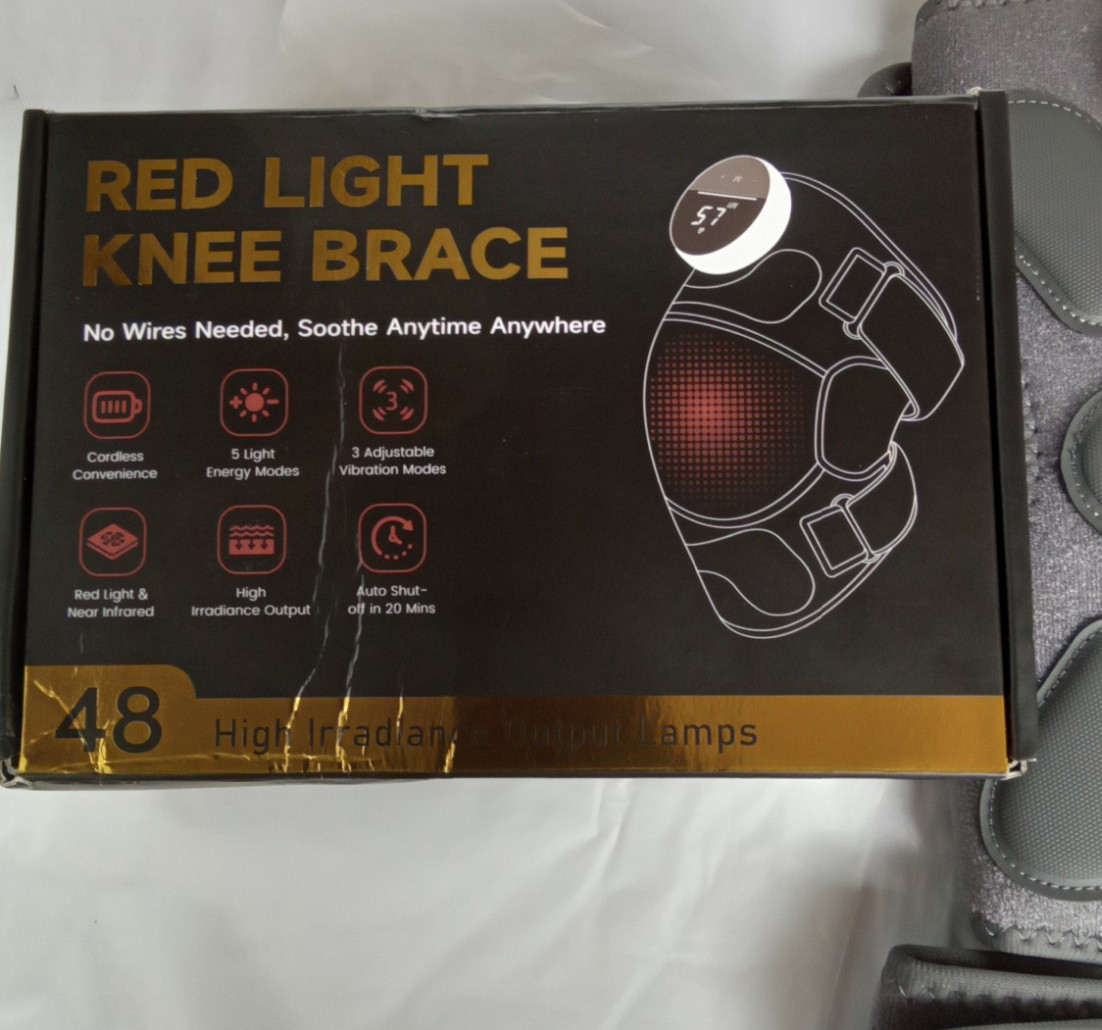 Red Light Therapy Knee Brace Massager 660nm 850nm Heat Vibration Elbow Shoulder