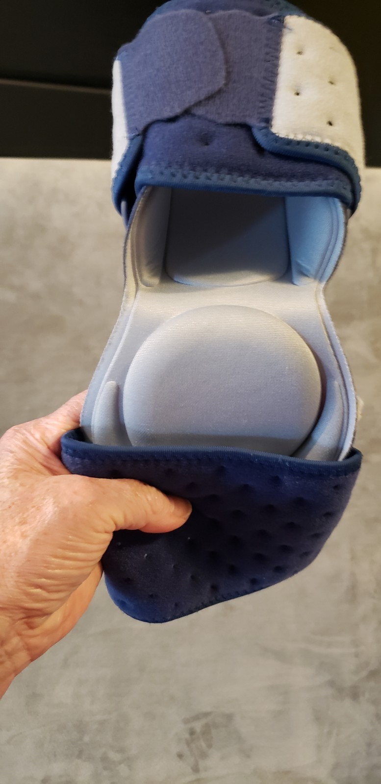 FUTURO foot Splint Brace Adjustable One Size Blue Gray White