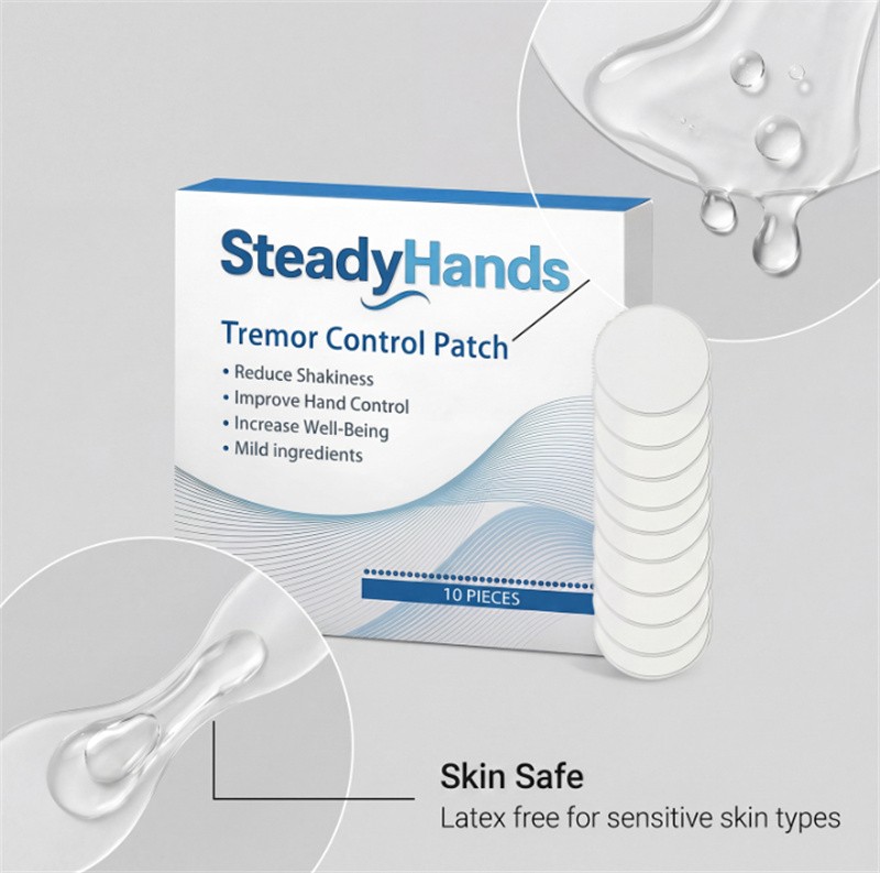 Steadyhands Tremor Control Patch, Steady Enhanced Hands Control Patch – Hand