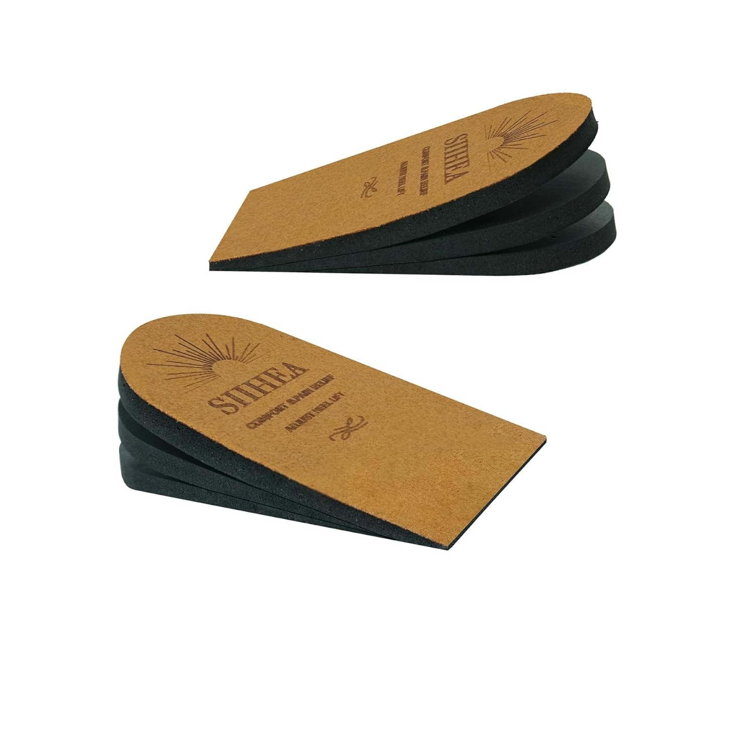 SIIHEA Adjustable Heel Lifts for Shoes, 1/4” Height Increase Insoles for Achill