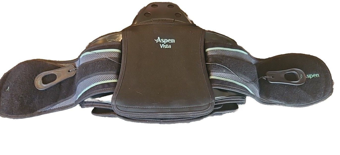 ASPEN 637 VISTA BACK BRACE LSO LOWER SPINE ADJUSTABLE XS-LG IMMOBILIZATION