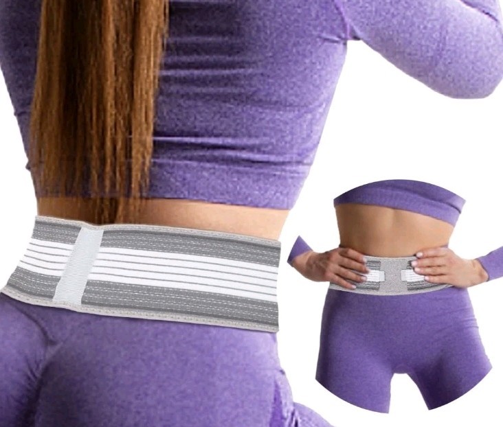 SI Joint Hip Belt Sacroiliac Belt Pelvic Support, Improve Posture Lower Back Med