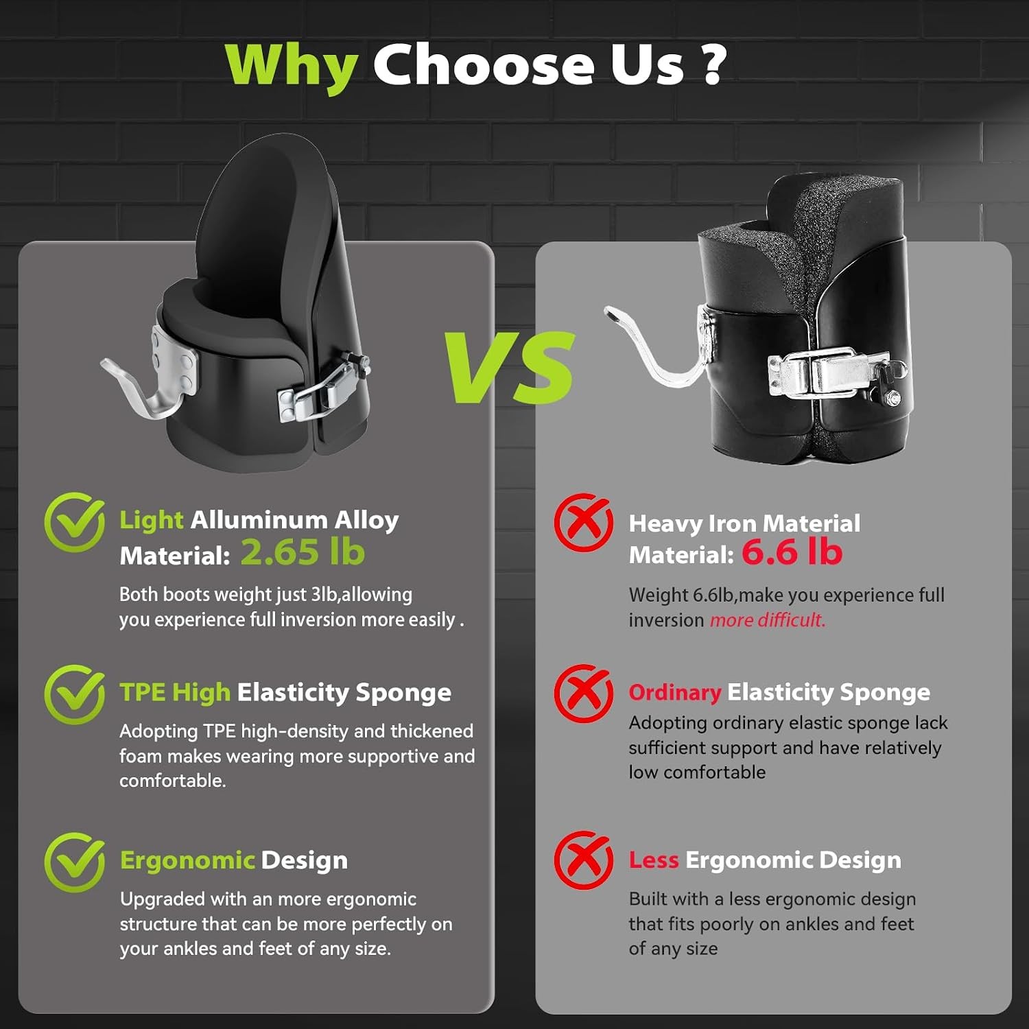 Anti Gravity Inversion Boots for Back Pain Relief