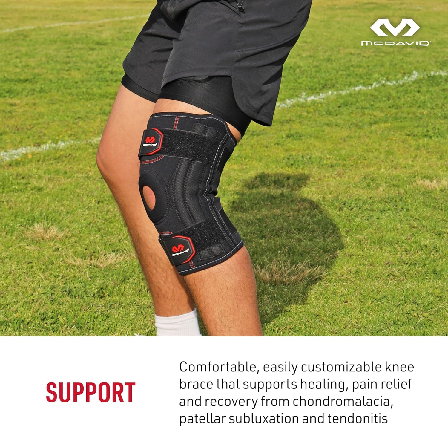 Knee Brace, Knee Support & Compression for Knee Stability, Patella Tendon Suppor