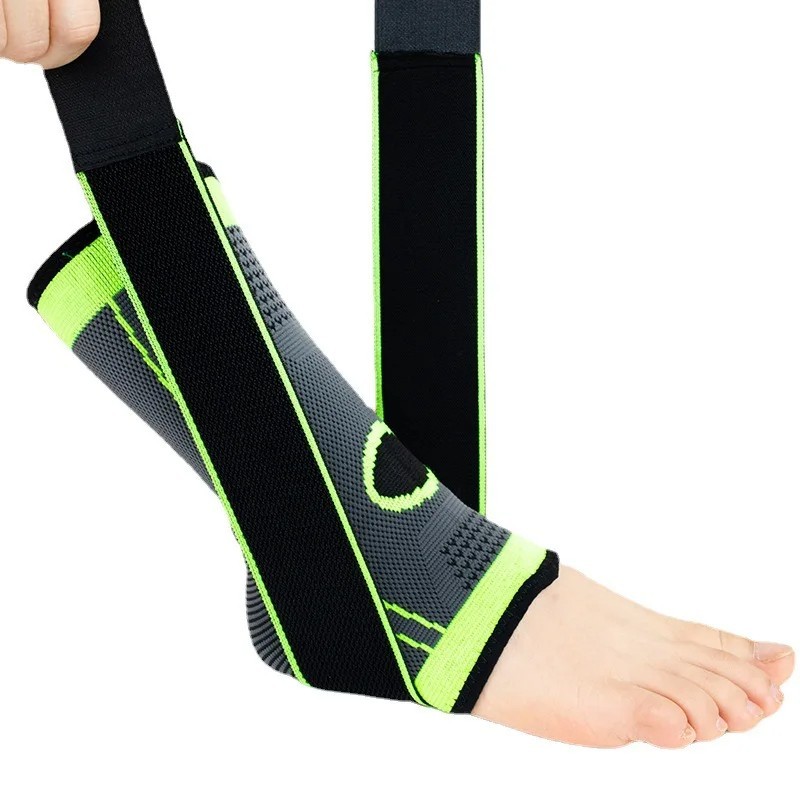 1pc Ankle Support Brace Compression Strap Adjustable Sports Wrap Running Hiking