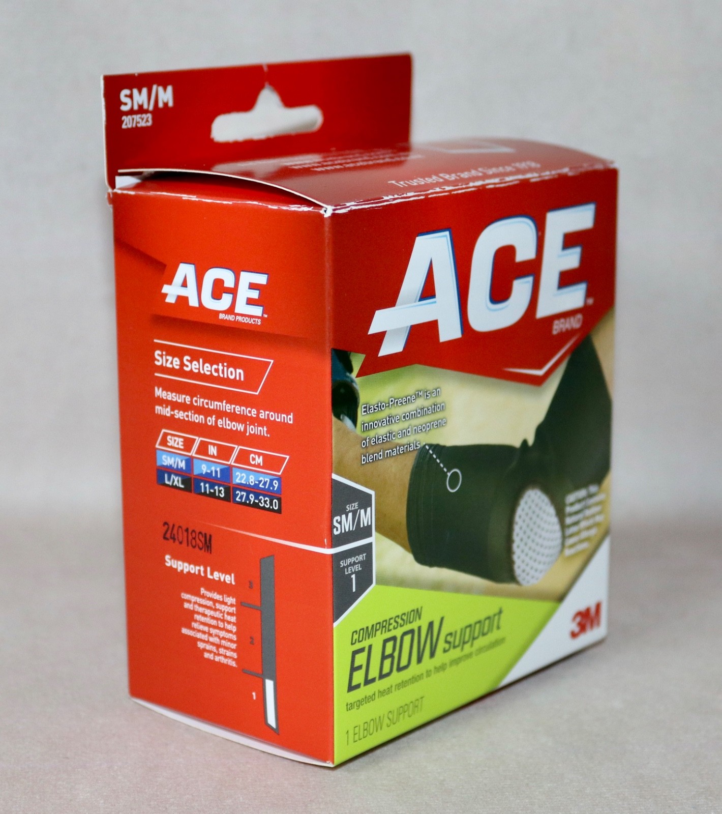ACE™️ ~ Elbow Support Compression ~ Level 1 Support ~Elasto-Preene™️ ~ S/M NEW