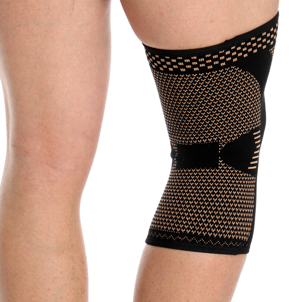 Copper Knee Sleeve Compression Brace Support Stabilizer for Sport Gym Joint Pain