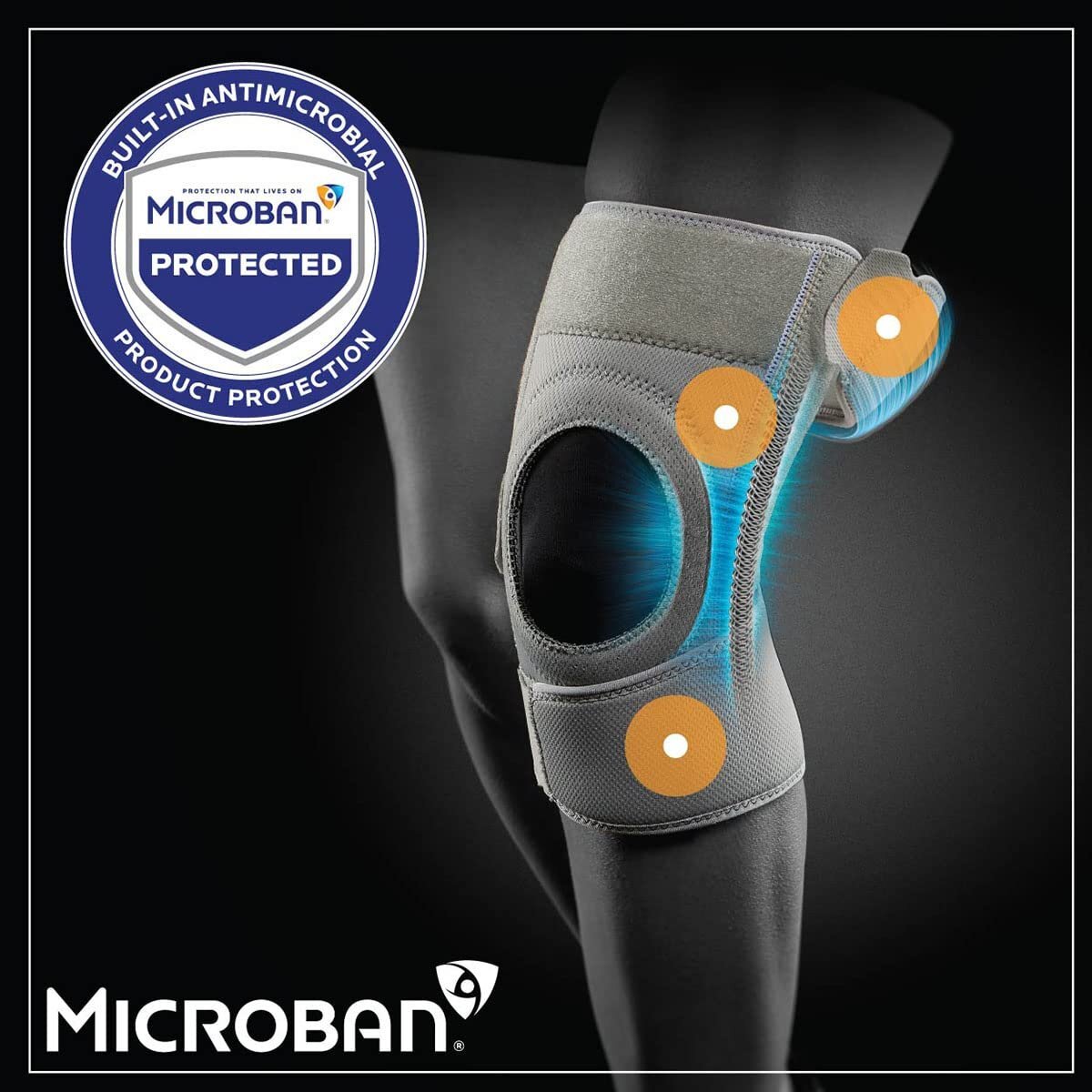 Curad-23333 CURAD Performance Series Ironman Knee Support with Side…