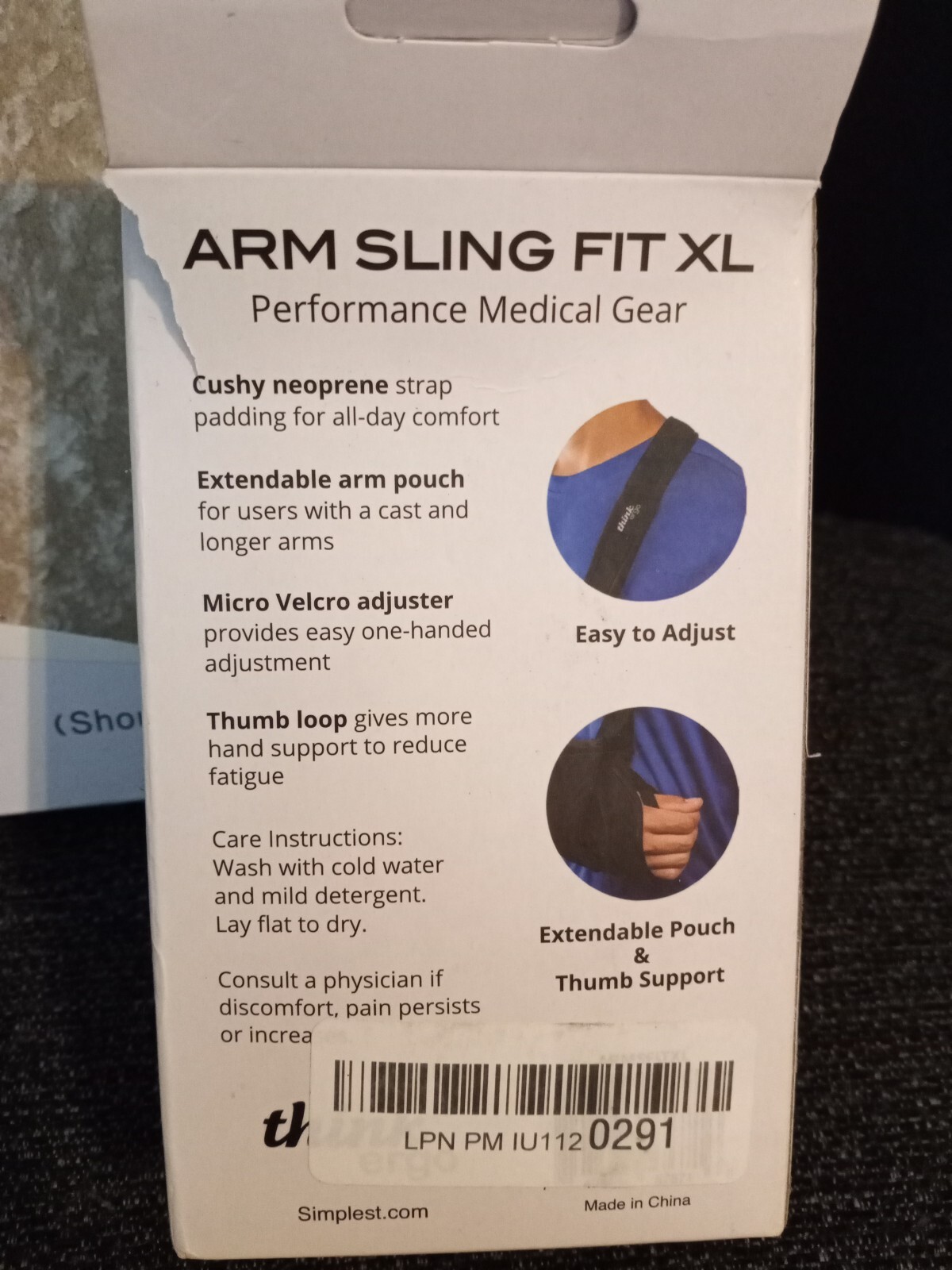 2 Arm Sling- Arm and Shoulder Immobilizer, Cast Support, Fractures xl