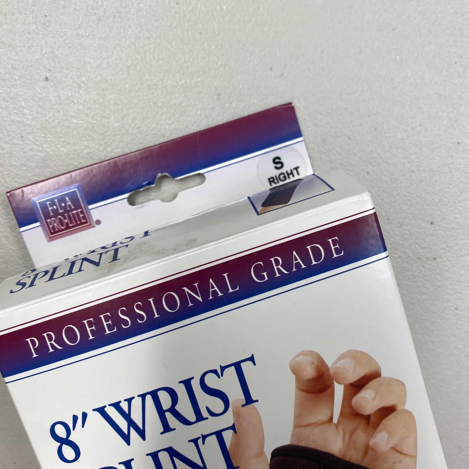 FLA Pro-Lite 8″ Professional Grade Wrist Splint Small Right Hand Black New