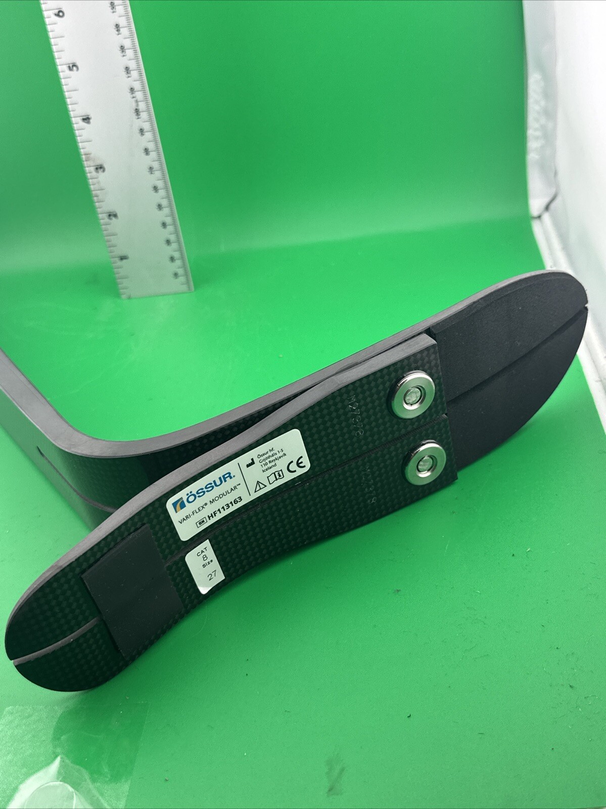 Ossur Vari-flex Modular Prosthetic Foot, New, Sz 27, Cat 8. No Shell, Adapter