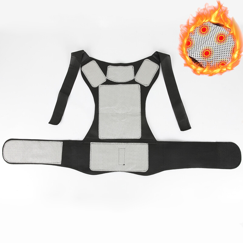 Therapy Magnetic Self Heating Lumbar Lower Back Support Belt Brace Pain Relief