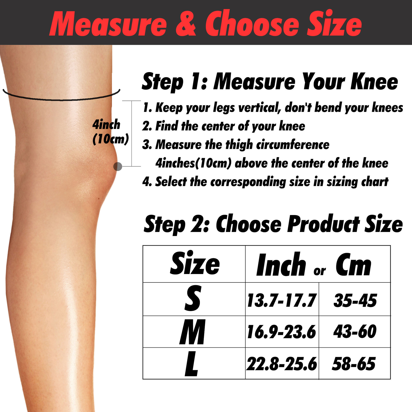 Knee Brace Compression Sleeve Support Sport Joint Arthritis Patella Stabilizer