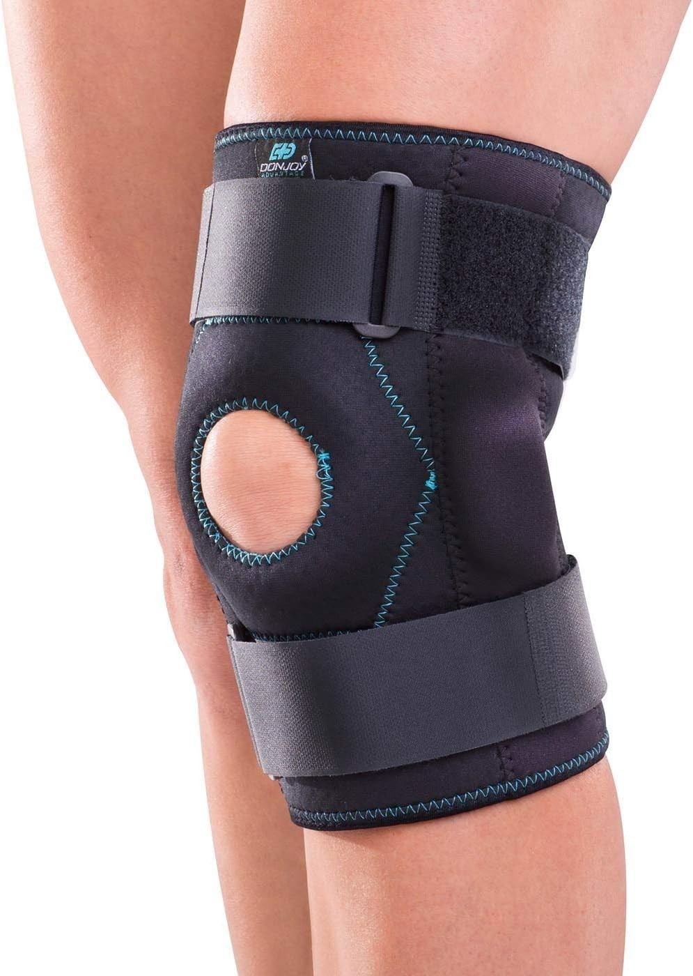 DonJoy Stabilizing Double Hinged Knee Wrap Brace Sprains S/M Fits 13-15in NEW