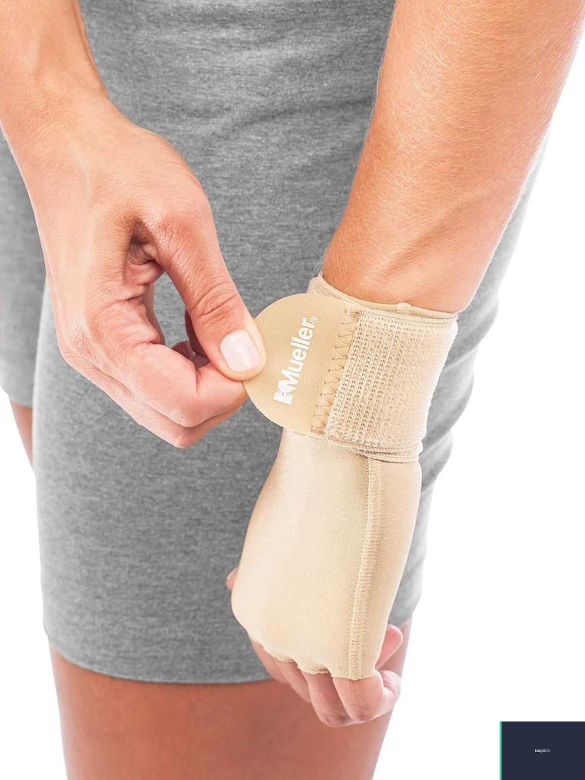 Compression Hand Glove Beige Small/Medium, Breathable Mesh, Fits Both Hands