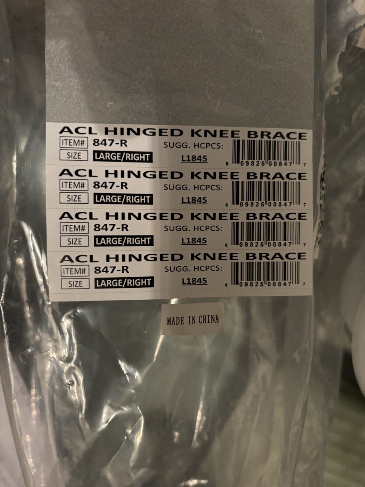 Advanced Ortho Hinged ROM Post Op Knee Brace ACL 84X Large Right NEW
