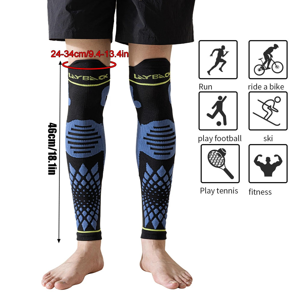 1Pair Soccer Leg Sleeves – For Adult & Large Boys/Youth – Calf Compression Sleev