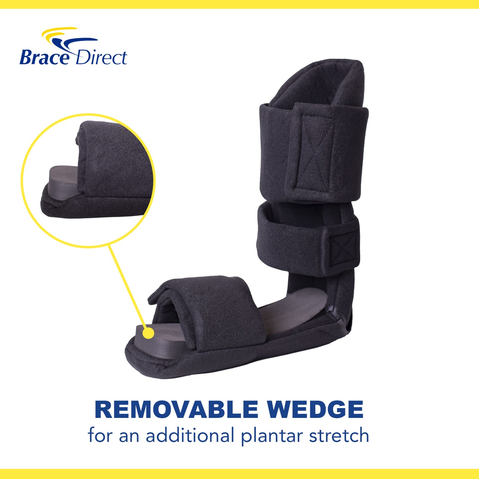 90 Degree Padded Night Sleep Splint for Plantar Fasciitis & Achilles Tendinitis