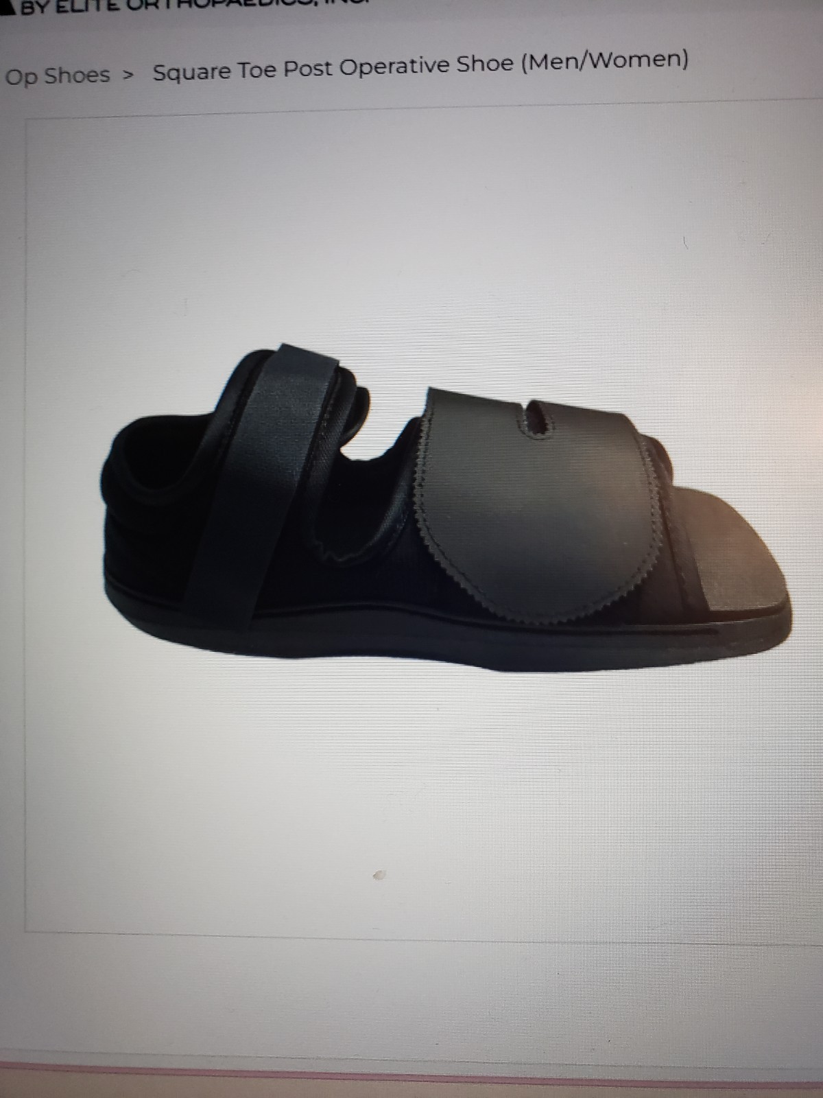 Advantage by Elete Ortho post operative single shoe men’s 7.5-9 NEW, no box