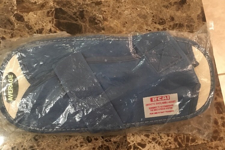 RCAI ORTHOTIC SHOE/AMBU-ASSIST FOR GAIT TRAINING Size AVERAGE