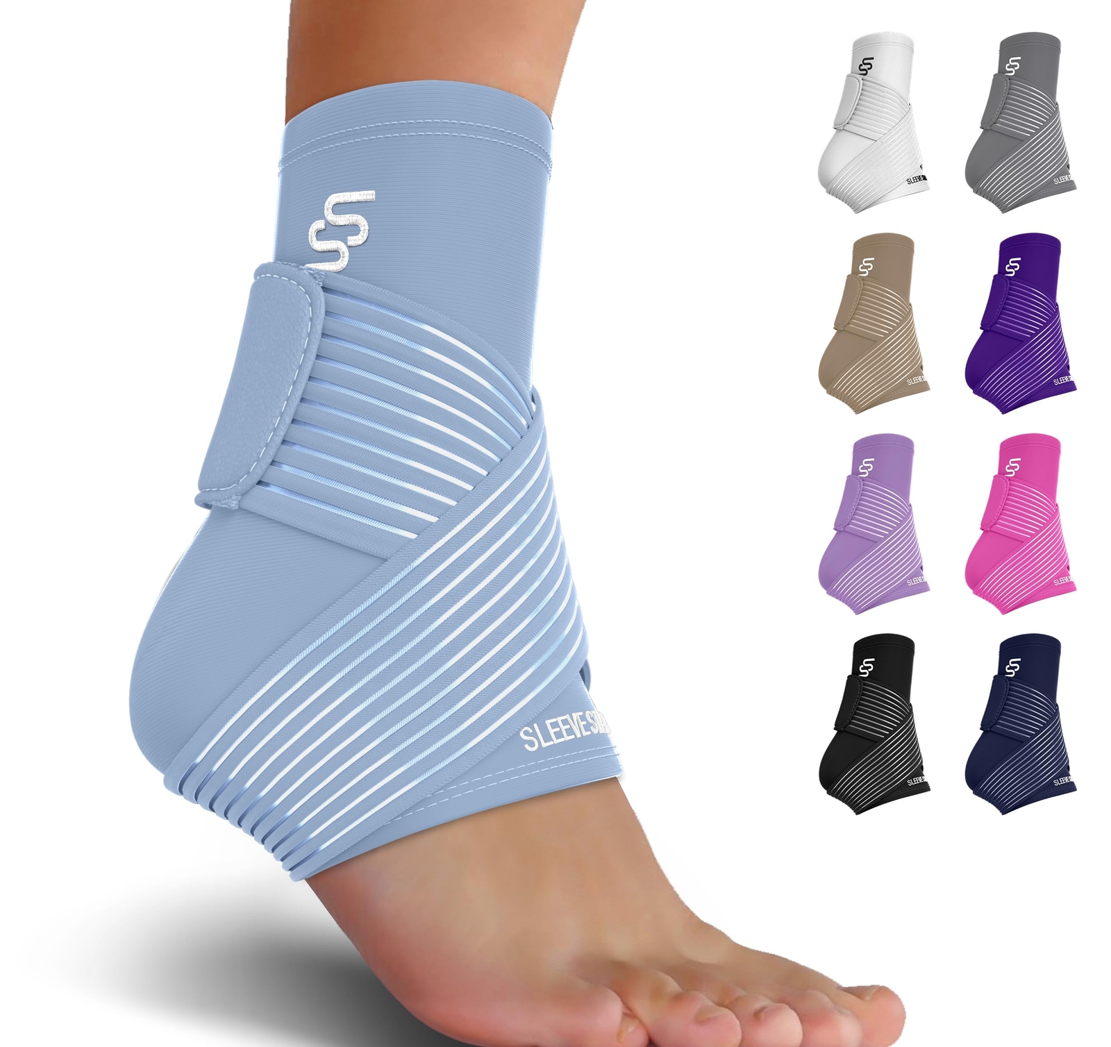 Sleeve Stars Ankle Brace for Sprained Ankle Plantar Fasciitis Relief Ankle Su…