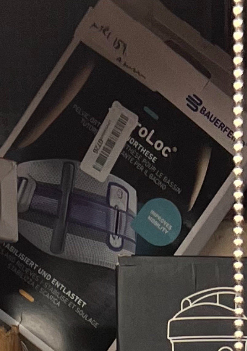 Bauerfeind SacroLoc Back Support Brace Pain Relief Stabilize & Relieve Pressure