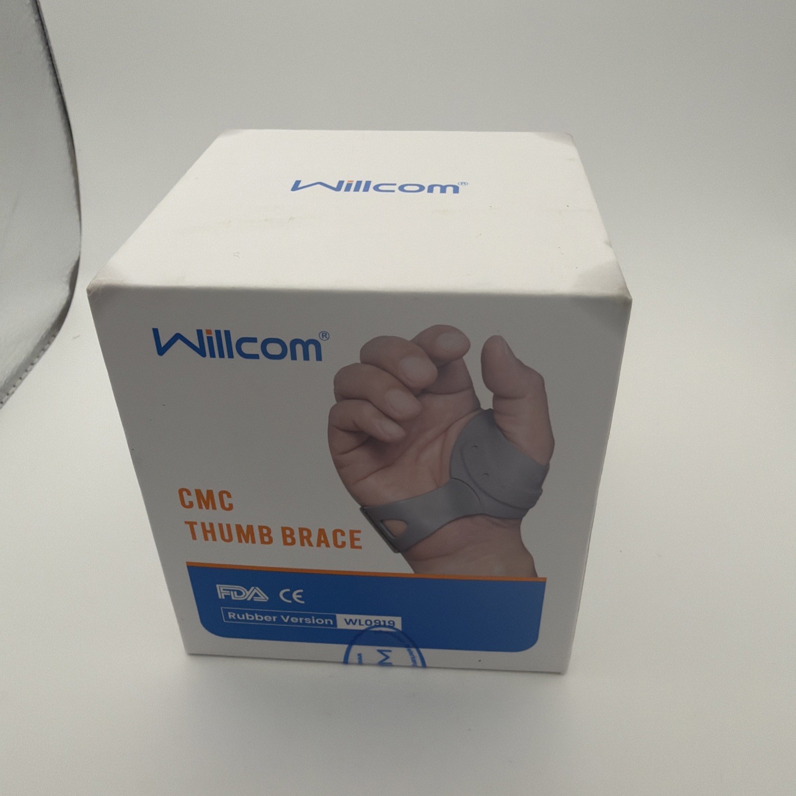 Willcom CMC Thumb Brace RIGHT Hand SMALL Arthritis Osteoarthritis Pain Support