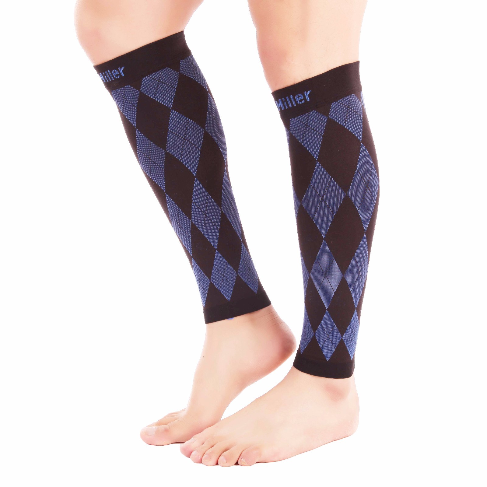 Doc Miller Legs Compression Stockings Calf 20-30MMHG Sleeves For Varicose Pain