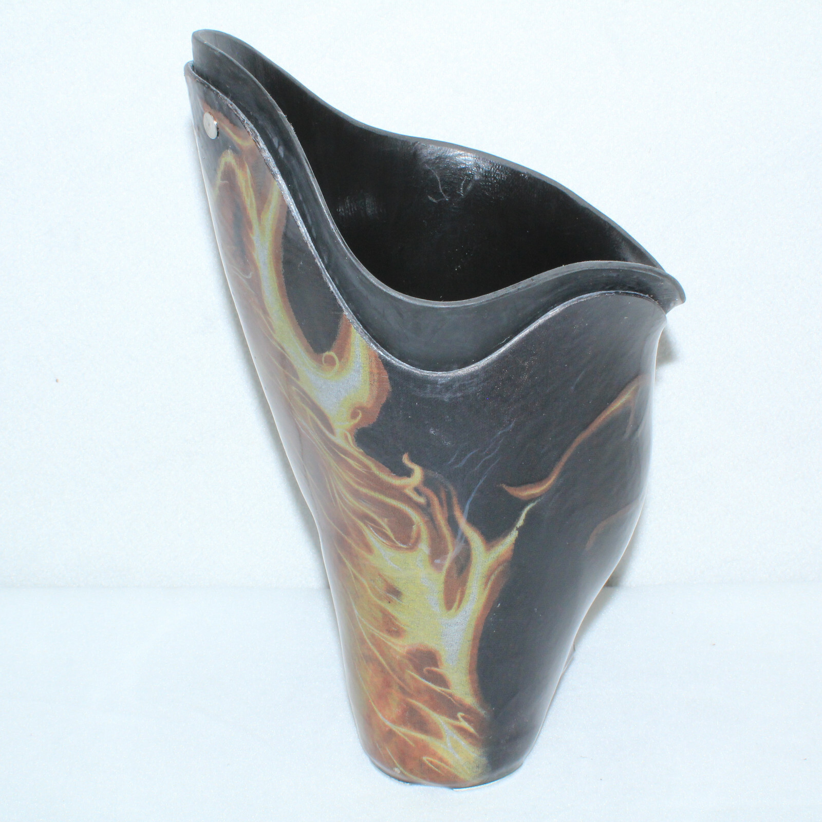 PROSTHETIC “FIRE WOLF” LEFT LEG SOCKET w/ BULLDOG FHLA-3 LAMINATED ADAPTER ~ EUC