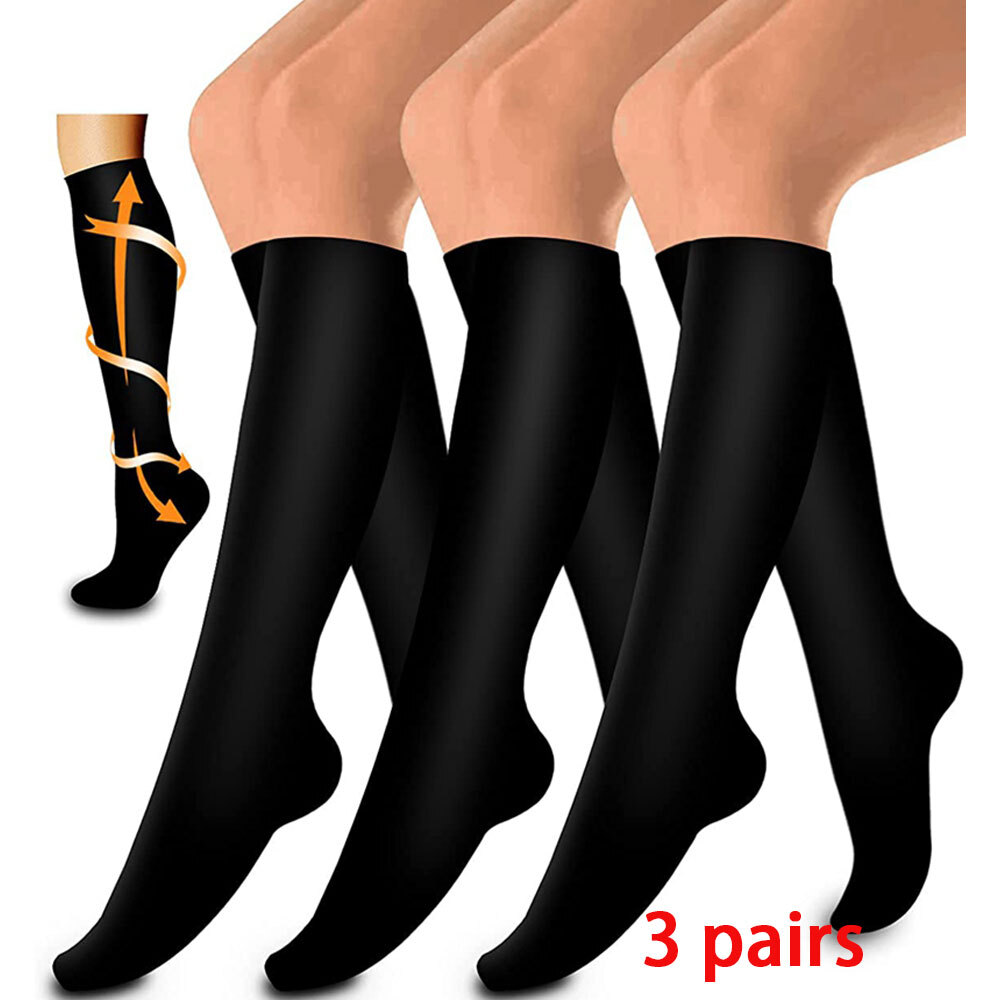 6 Pairs Compression Socks Women – Medical Mobility 15-20mmhg For Men S/M L/Xl