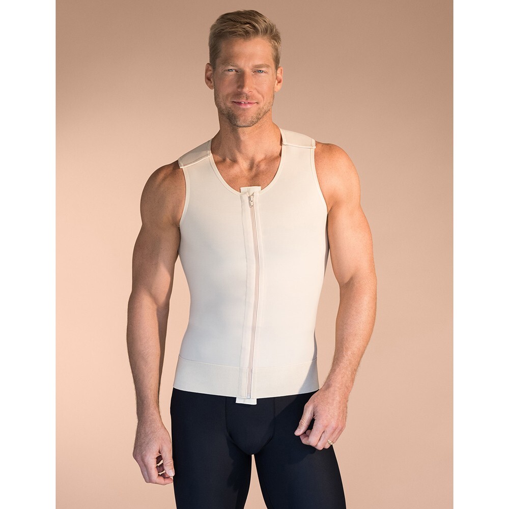 Marena MV Men’s Surgical Vest 3XL Black Adjustable Closure Support