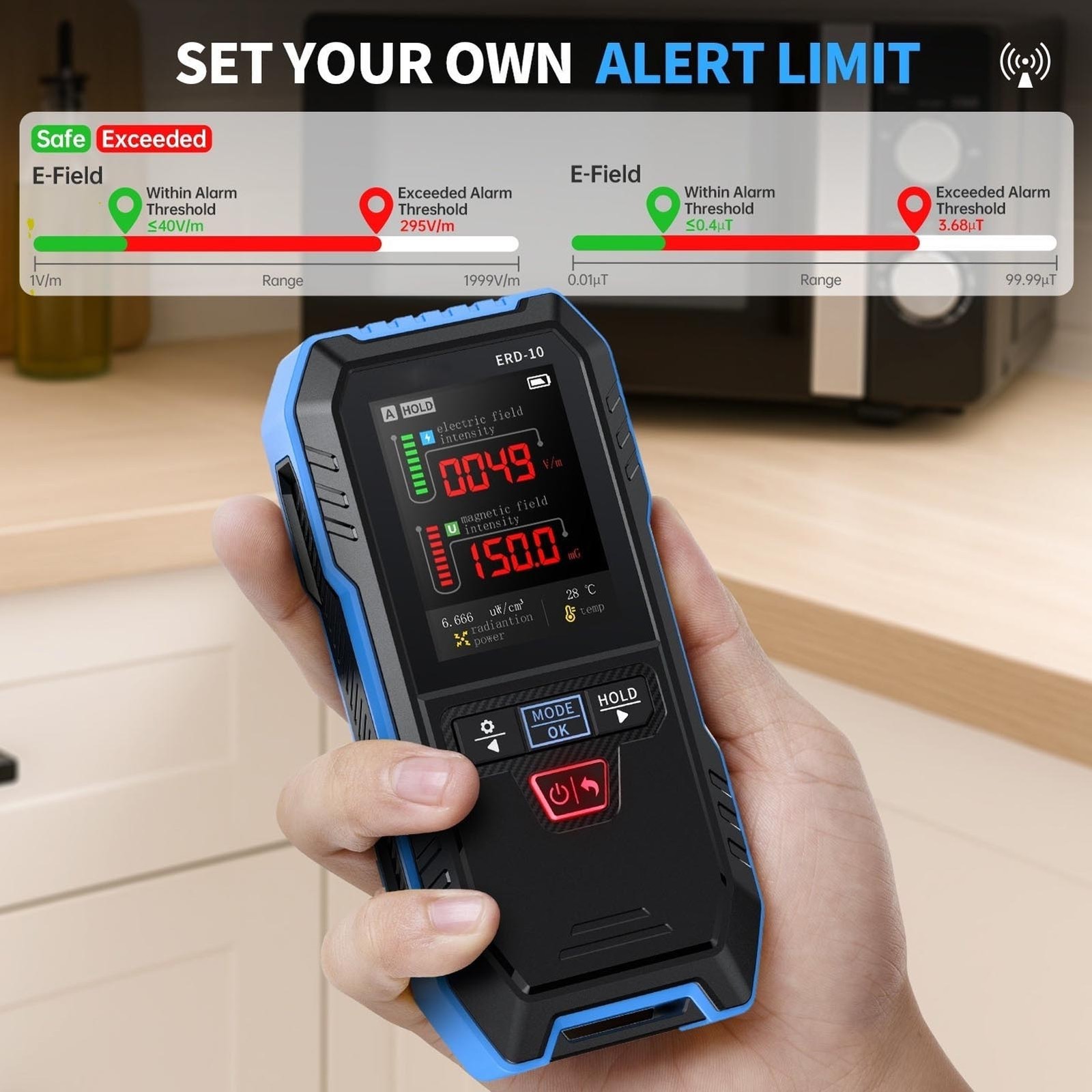 Multi-Function RF Detector Lightweight Design Easy To Use