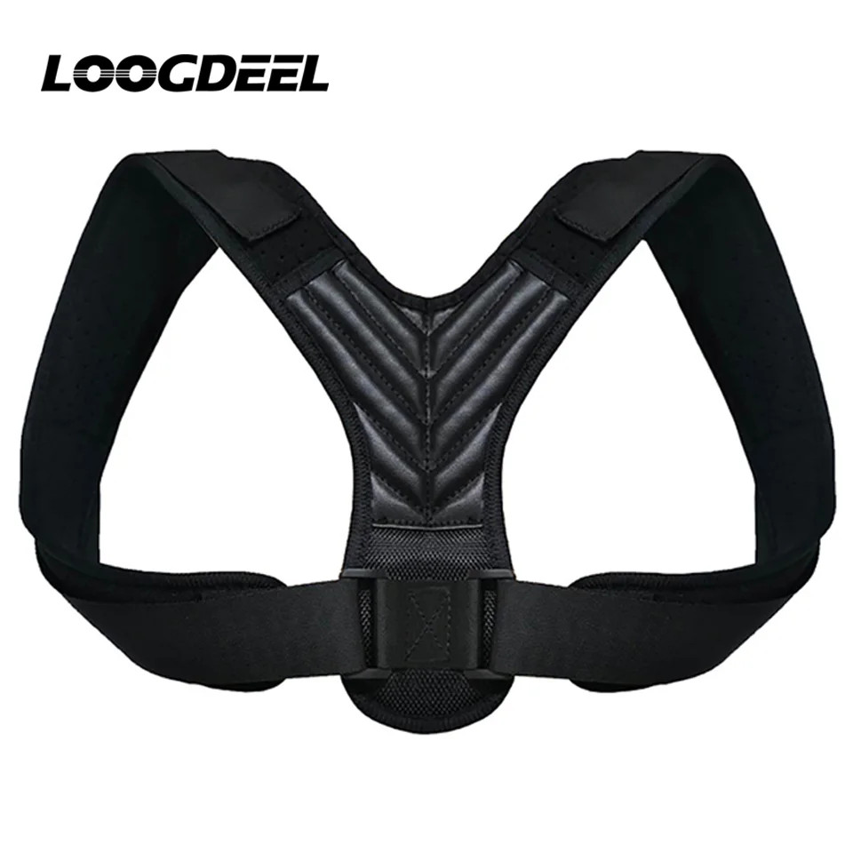Lumbar Posture Corrector Back Brace for Men & Women – Adjustable Orthopedic Back