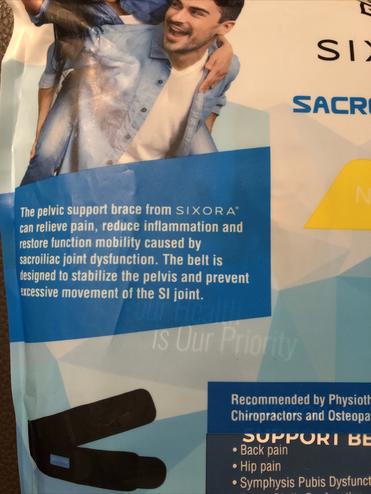 Sixora sacroiliac belt