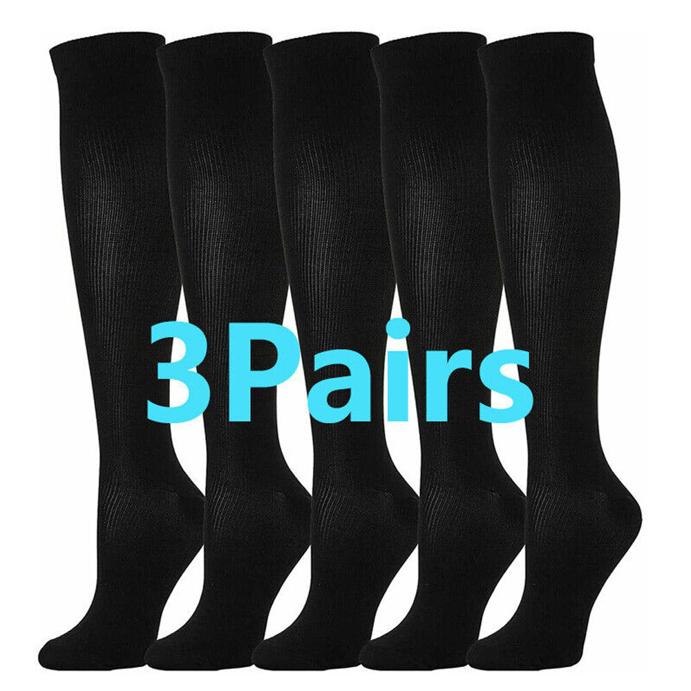 Media De Supprot Socks Compression Socks For Women & Men Graduated 20-30 mmHg