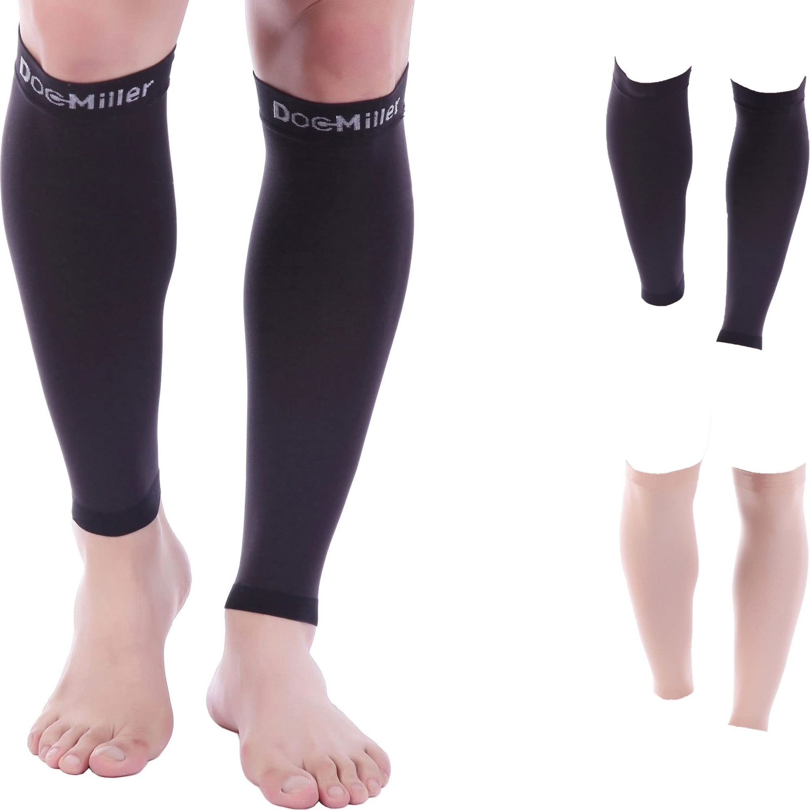 Doc Miller – Compression Calf Sleeve for Short Men & Women, Medical Grade, 15…