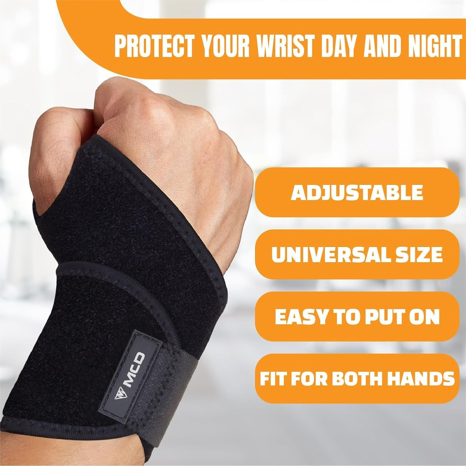 MCD Carpal Tunnel Wrist Brace Lightweight Wrist Support Brace Wrist Wraps for…