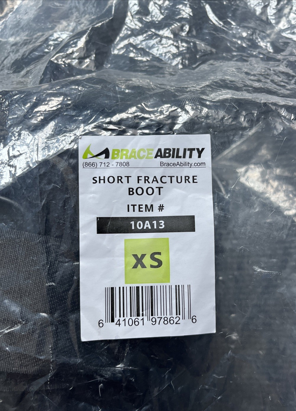 BraceAbility Short Broken Toe Boot – XS | Walker for Foot or Ankle Injuries