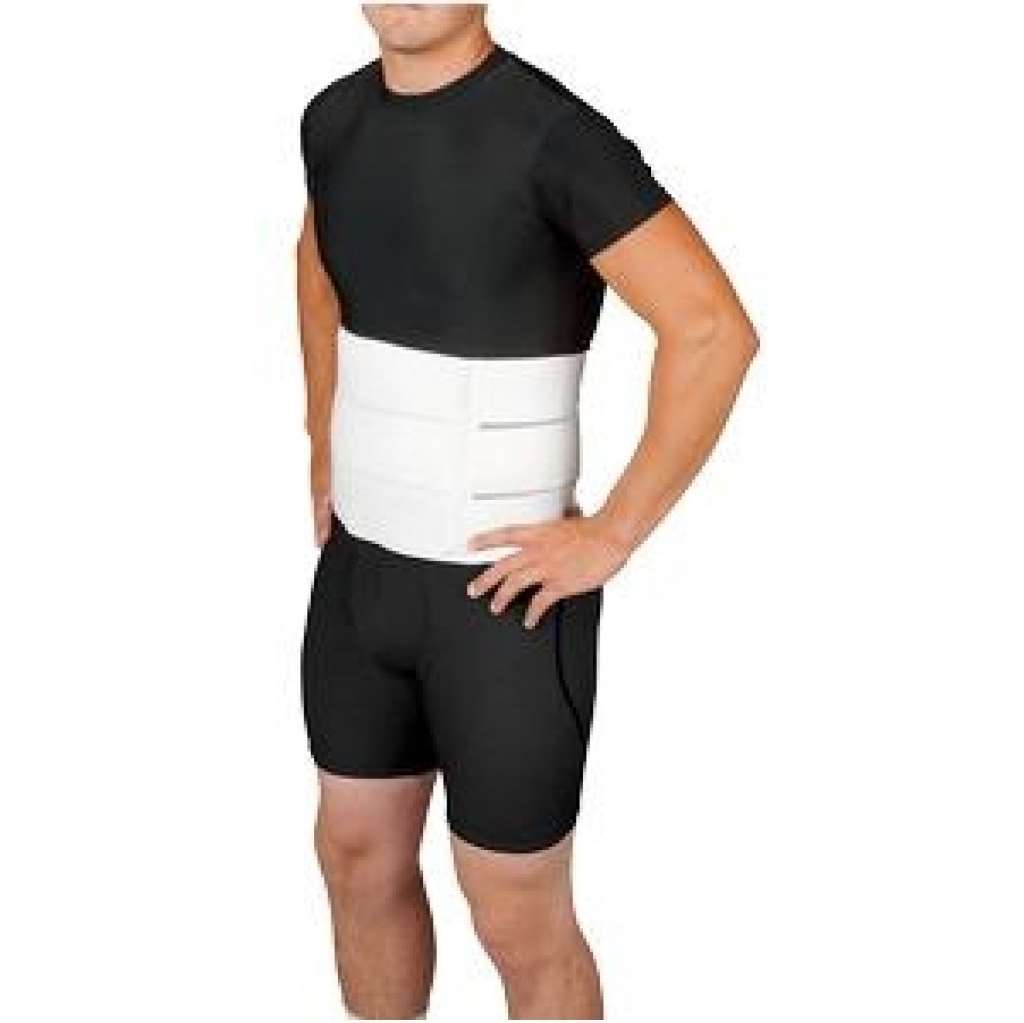 Leader Abdominal Binder 9″ (White) Size Small