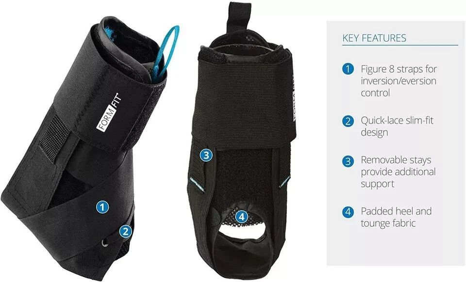 New in box Ossur FormFit Ankle Brace with Speedlace Size XL