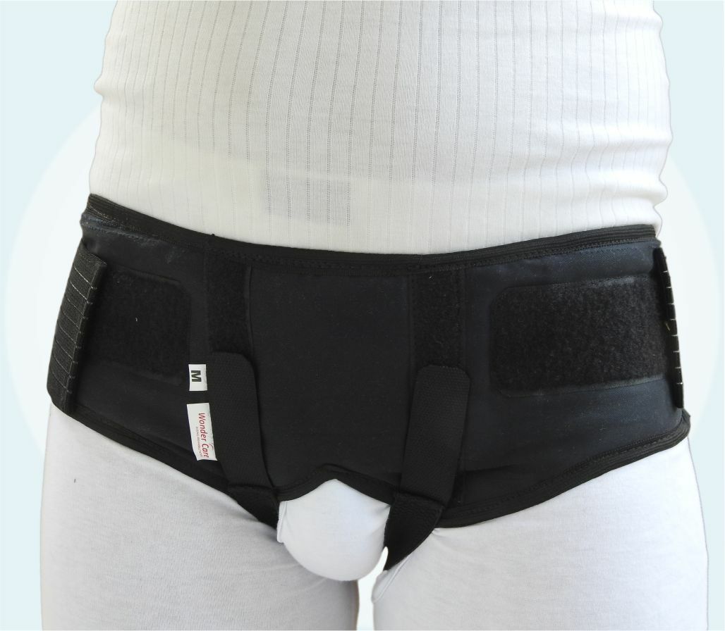 Inguinal Groin Hernia Support Pain Relief Truss Brace Belt Double for Men