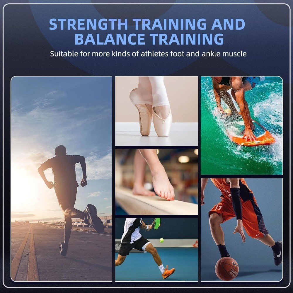 Ankle Foot Strengthener Exerciser for Sprained, Single Leg Balance Board,