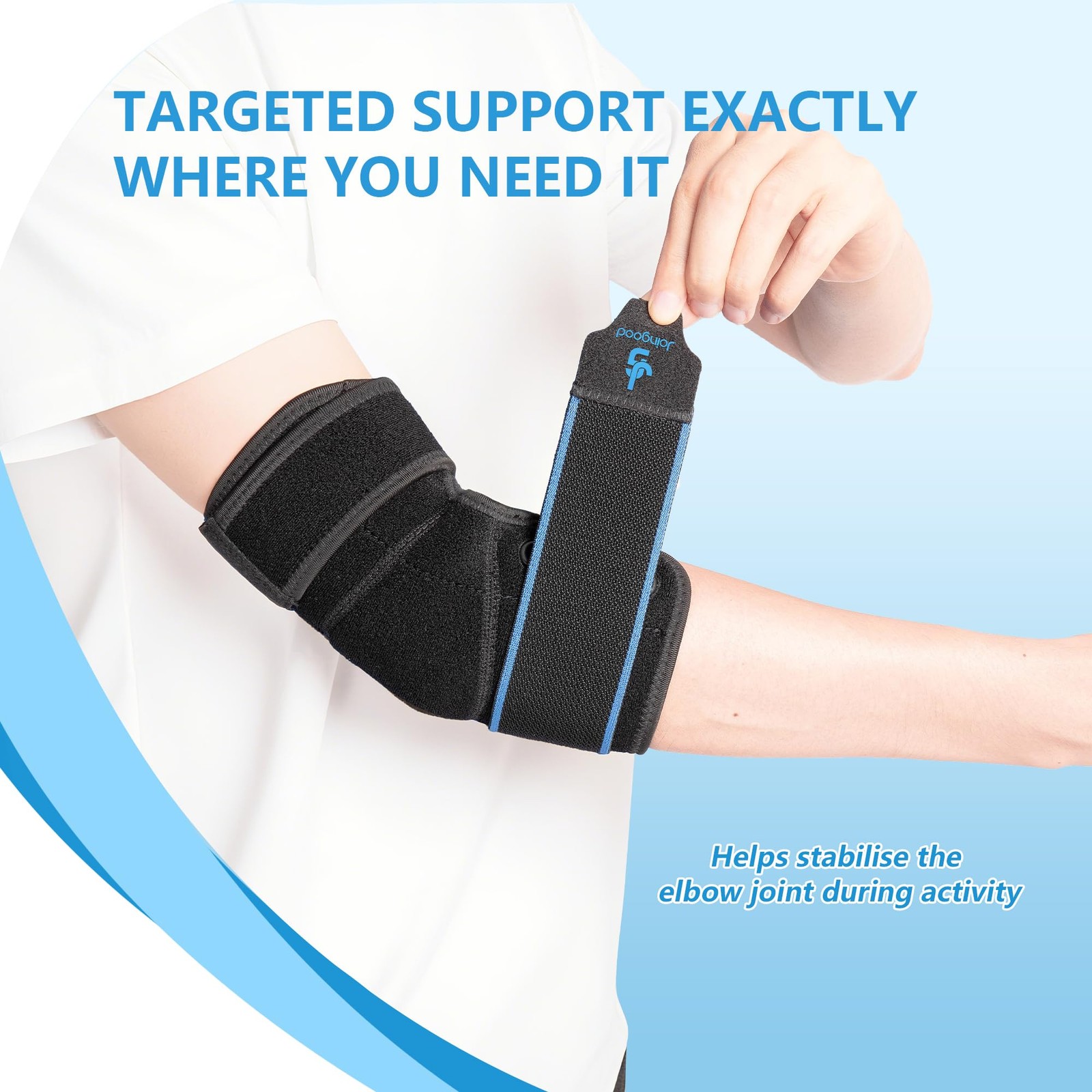 Adjustable Elbow Brace Tennis Elbow Brace for Men & Women, Elbow Compression …
