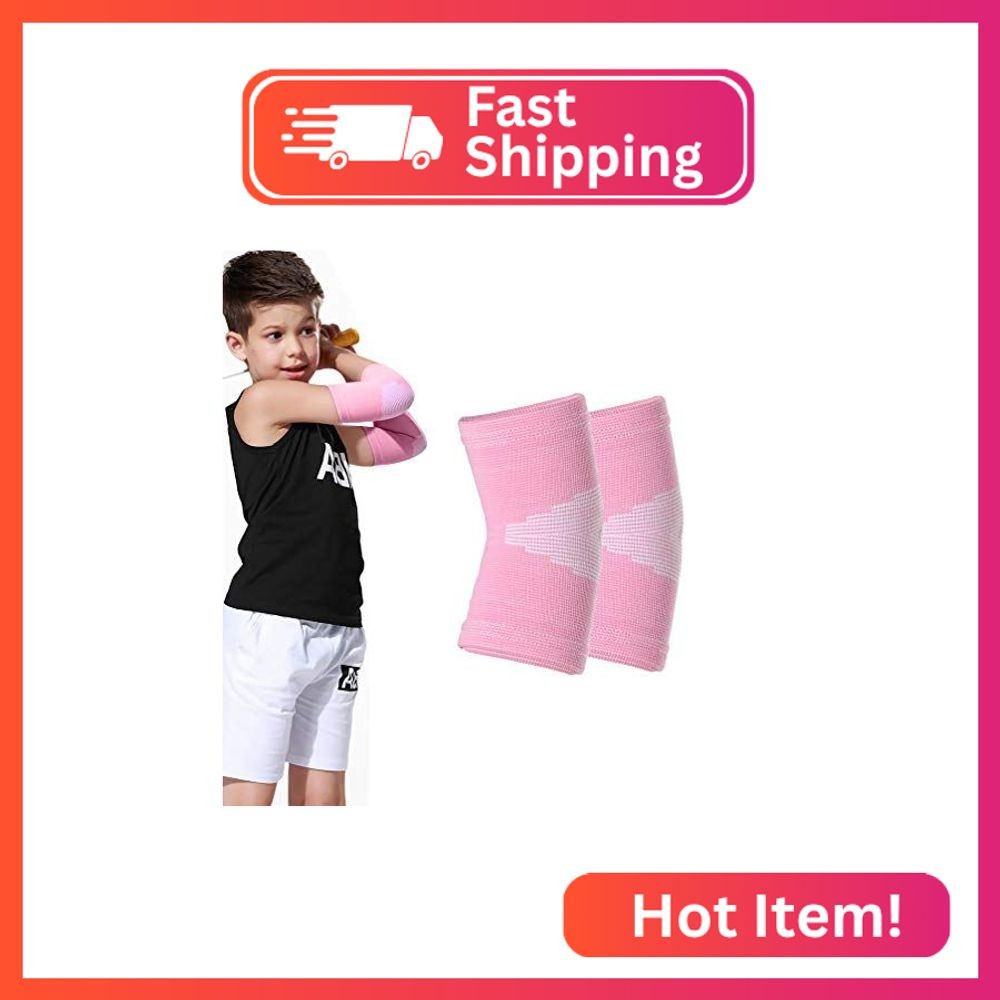 Luwint Kids Knit Elbow Brace Support Compression Arm Protection Sleeves for Voll